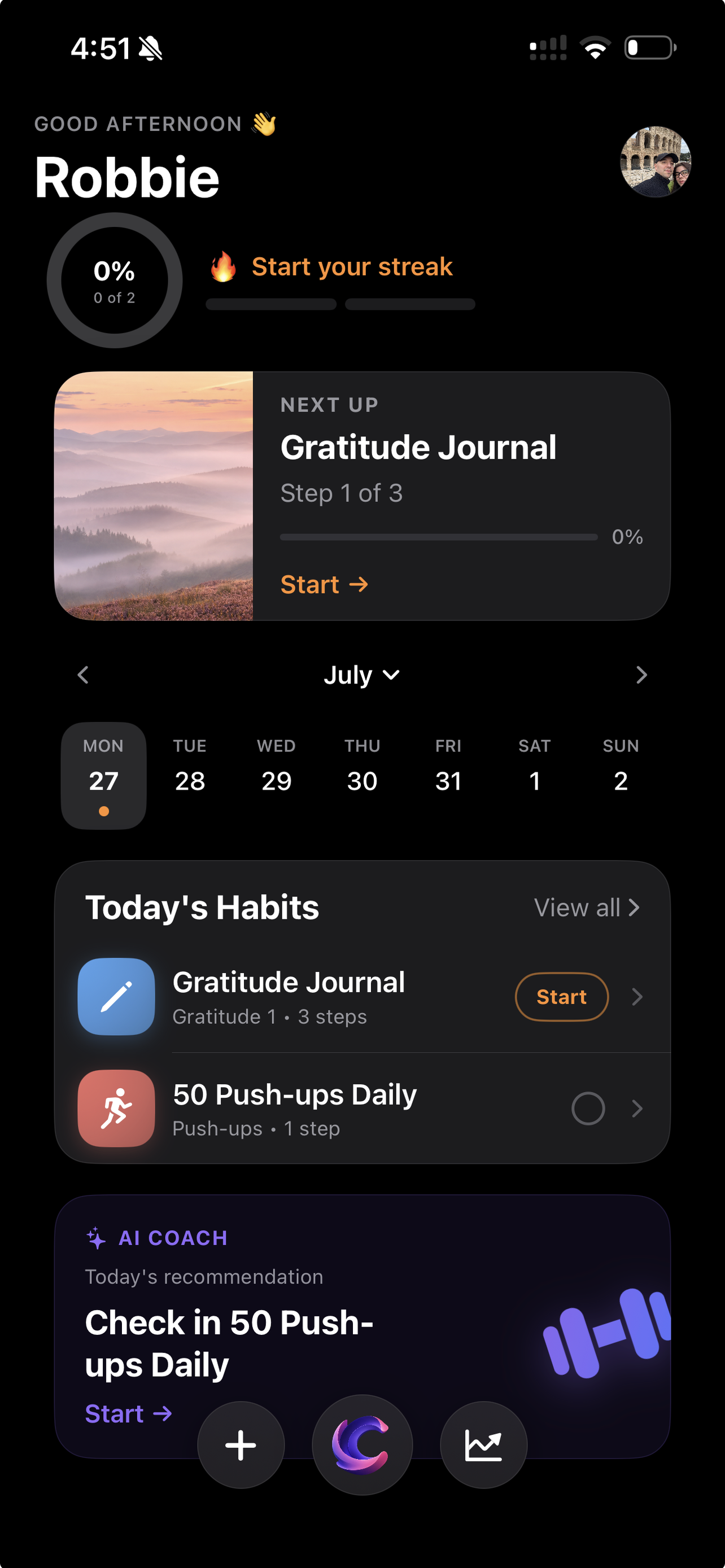 Conscio on iPhone